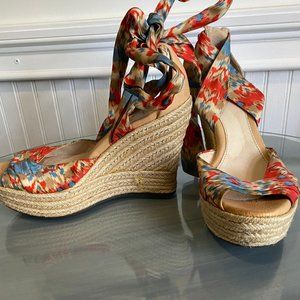 UGG California Dream Orange Wedge - Size 5.5